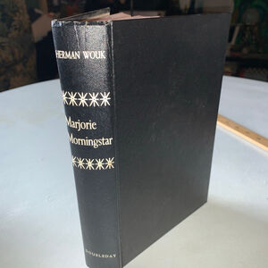 Unisex Doubleday Marjorie Morningstar novel Book Black Gold One Size